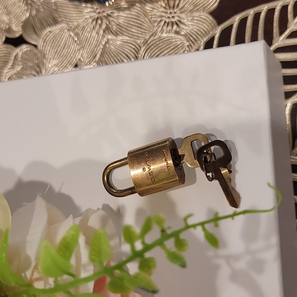 Authentic Louis Vuitton lock & key #316 - Picture 1 of 5